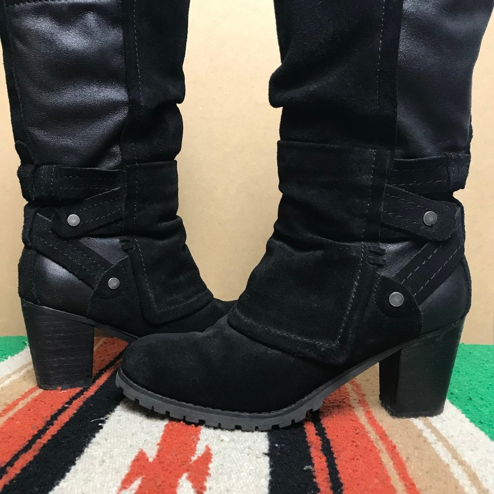 Bare Traps Mid-Calf High Heel Boots